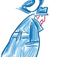 Famous blue raincoat