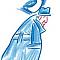 Famous blue raincoat
