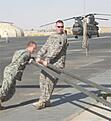 In Kuwait, preparing our birds to fly.