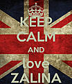 keep calm and love zalina